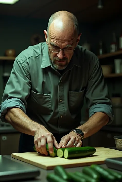 Play Walter White cooking cucumber