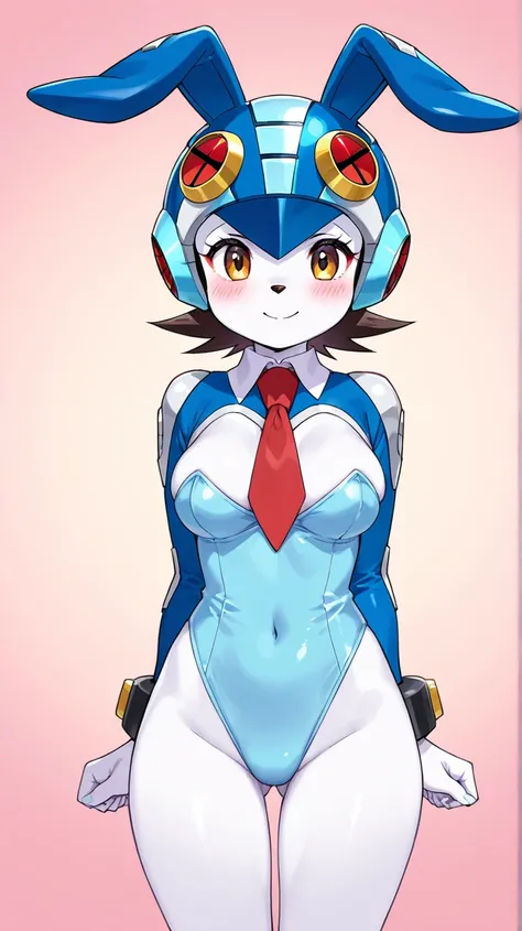 Female furry ager sara the Bunny Megaman x maverick style 