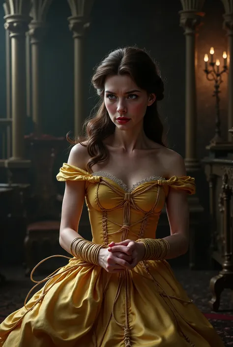 Belle tied up