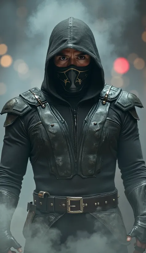 Robert Downey Jr. as Smoke brings a stylish and complex reinterpretation of the character of *Mortal Kombat*. Wearing a dark gray ninja outfit, almost metallic, he exudes a mysterious and unpredictable presence, with his smoke and shadow inspired look. You...