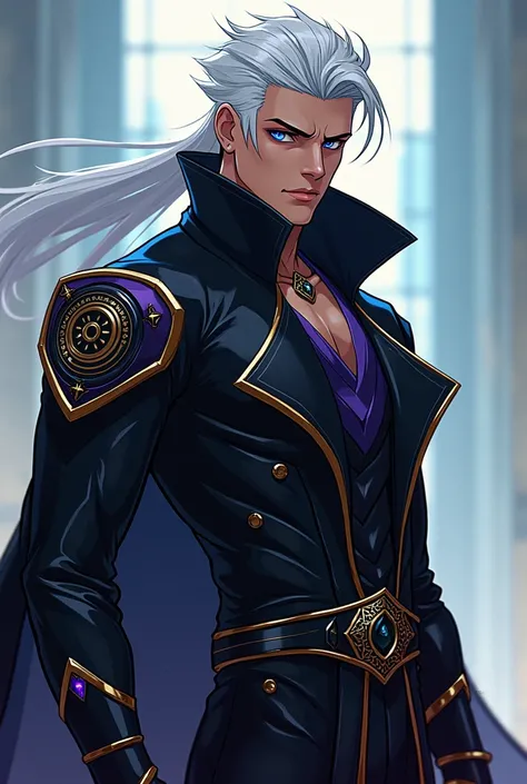 Azrael is a YOUNG man of average height, handsome and , However,  profoundly intimidating ,  characteristic inherent to his role as villain . Her athletic body,  without being excessively muscular , denotes strength and agility . His look,  enhanced by eye...