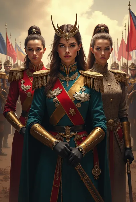 Some beautiful female generals
