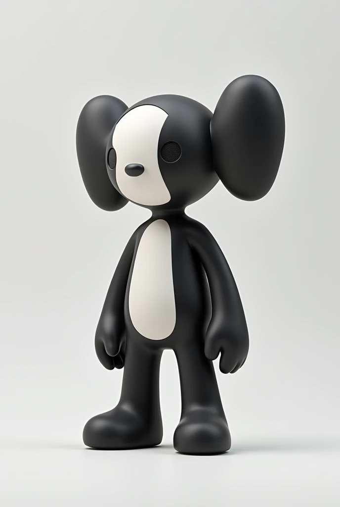 Create a sprunki-style doll but black and white 