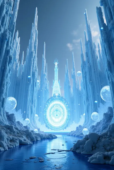 Tomorrowland 2025 ice fantasy orbyz theme maintstage