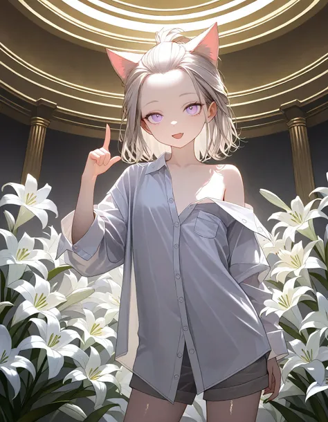 ((Masterpiece)), ((best quality)), (8K), (wide shot, from below), cinematic lighting, (detailed background:1.2), (super detail:1.2),(High Definition:1.3), (Professional Photography:1.2), (very aesthetic:1.2), (absurdres:1.2), (sharp focus), ((1girl)), Cute...