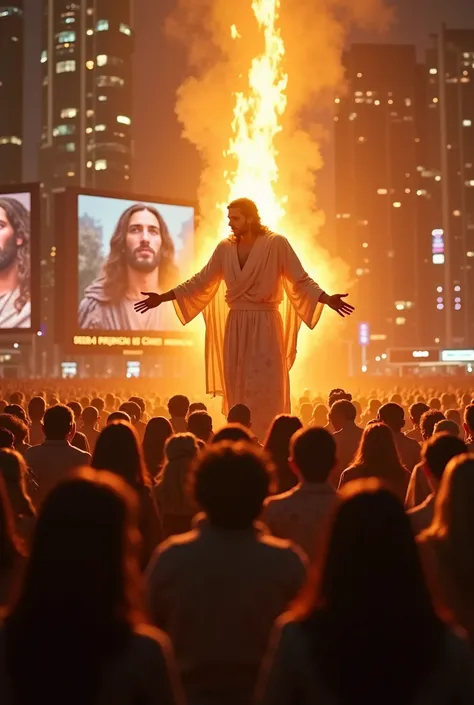 False Christs and False Prophets
"A large crowd gathers around a man dressed in radiant robes, claiming to be Jesus. His face glows as he performs what appear to be miracles—healing the sick with a touch, making fire appear in his hands. Some people fall t...