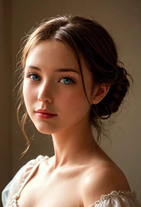 1 young girl, adorable, innocent, beautiful detailed eyes, beautiful detailed lips, extremely detailed face, longeyelashes, elegant, graceful, fantasy, trending on artstation, digital painting, highly detailed, 8k, photorealistic, realistic, realistic skin...