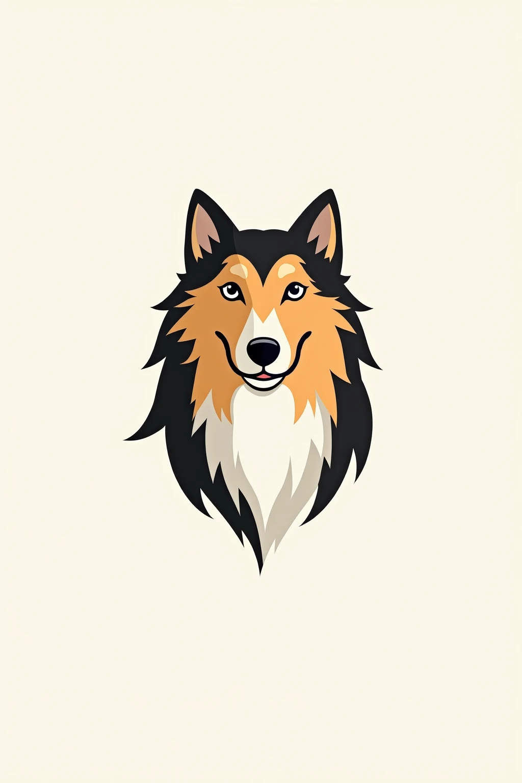 Logo featuring a collie