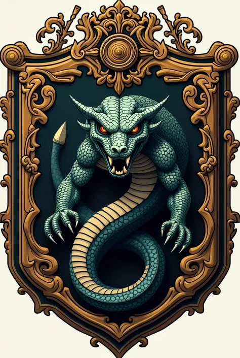 Bahia Military Police reptile-like coat of arms 