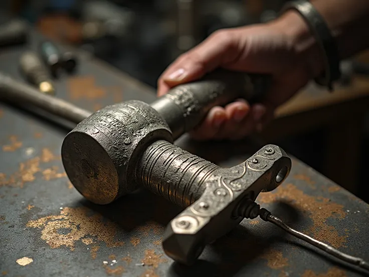  Art was produced through the casting and molding of metals,  in addition to techniques such as :

Hammering :  To shape metal .

 Engraving and ornamentation :  To decorate jewelry and weapons .

 Welding and fitting :  To join metal parts .
