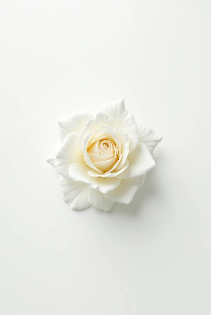 Make me a white background with the rose