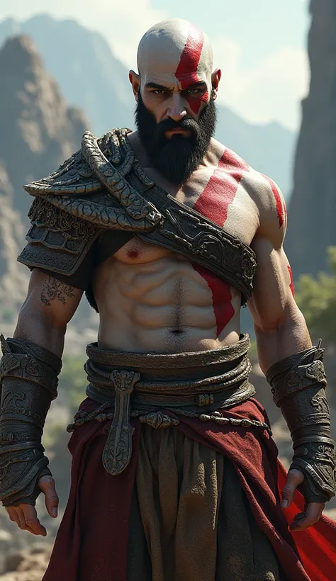 young kratos from God of war game