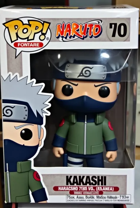 Funko pop kakashi in box and everything