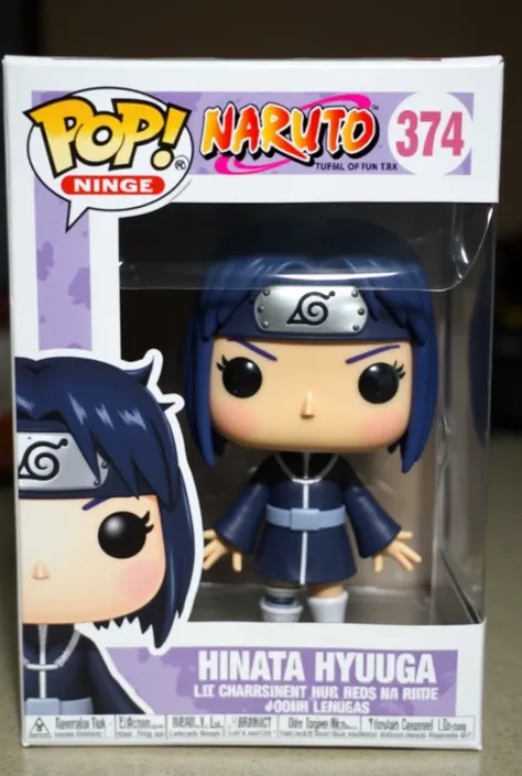 Funko pop Hinata Hyuuga in box and everything