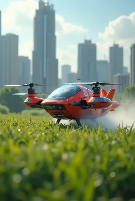 I want to make a colorful 20 liter drone that can put out fires and be used in agriculture.