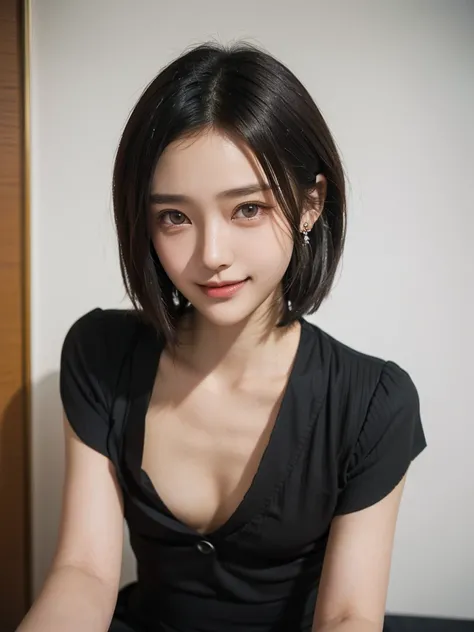 ( beautiful 21-year-old Japanese girl ), ( small chest:1.5),(solo, 1 GIRL, Textured Skin,  detailed skin, high detail,  best quality ,  more details,  surrealism , RAW photos ,Photographicism, professional writing),(( black hair,  dark eyes, natural makeup...