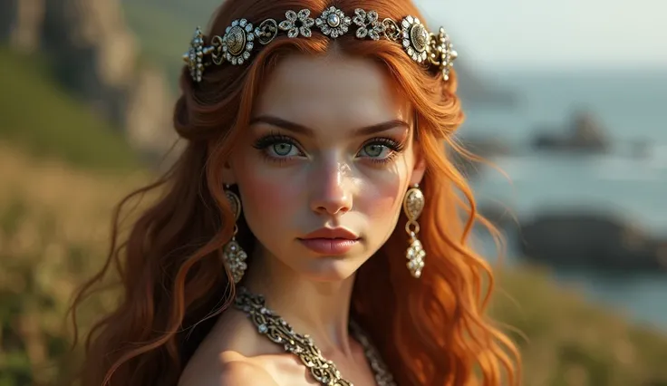 Ultra realistic photo of a beauty celtic princess