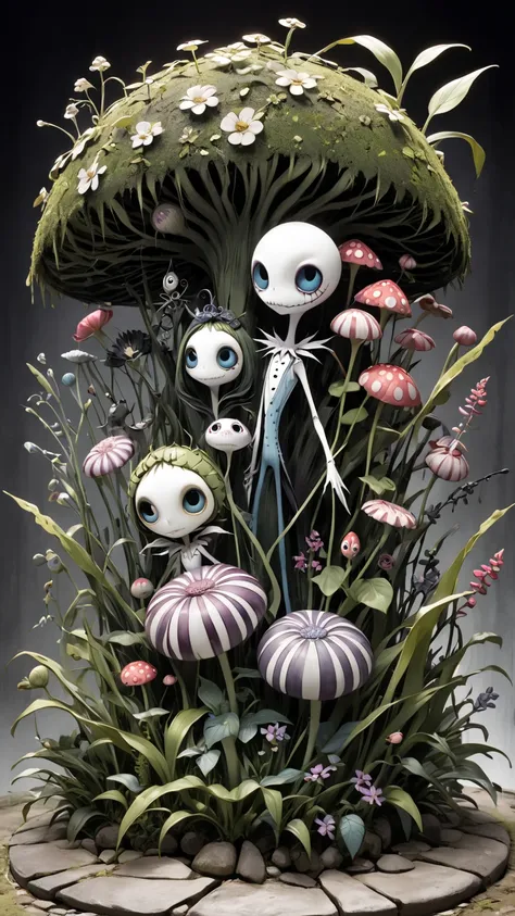 Plants designed by Tim Burton