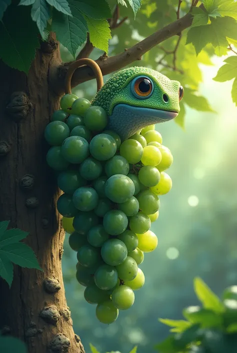  As gredy traveled it felt hungry and traveled he traveled until he saw a tree with grape fruit of the color  (green)  he immediately grabbed it with his long tongue and What gredy did not know was that the grape mixed with the color VIOLET ripe grapes .  ...