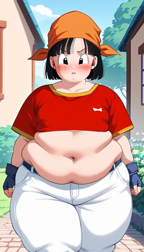 Obese, Severe obesity, Fat face, ssBBW, weight 250kg, score_9,  score_8_ up、 score_7_ up、 score_6_ up、 score_5_ up、 score_4_ up、 Masterpiece、 best quality , A beautiful girl with an obese figure,  absurd、 source_Anime, Anime screencap,  one girl、Alone、 per...