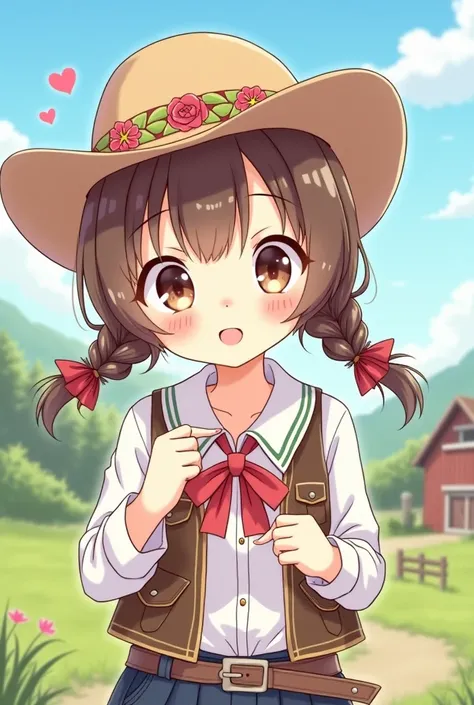 Kawaii Anime Cow Girl