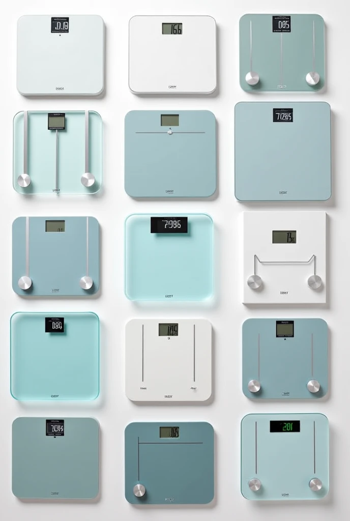 The number of bathroom scales on the market