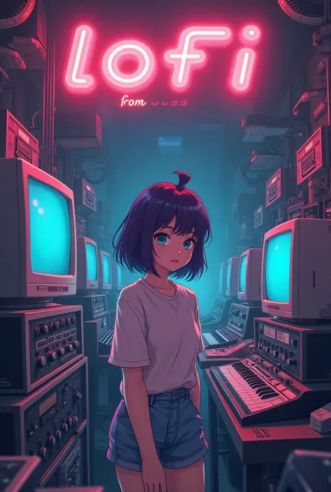 
Youtube thumbnail lofi music with text "lofi from 1993" anime version