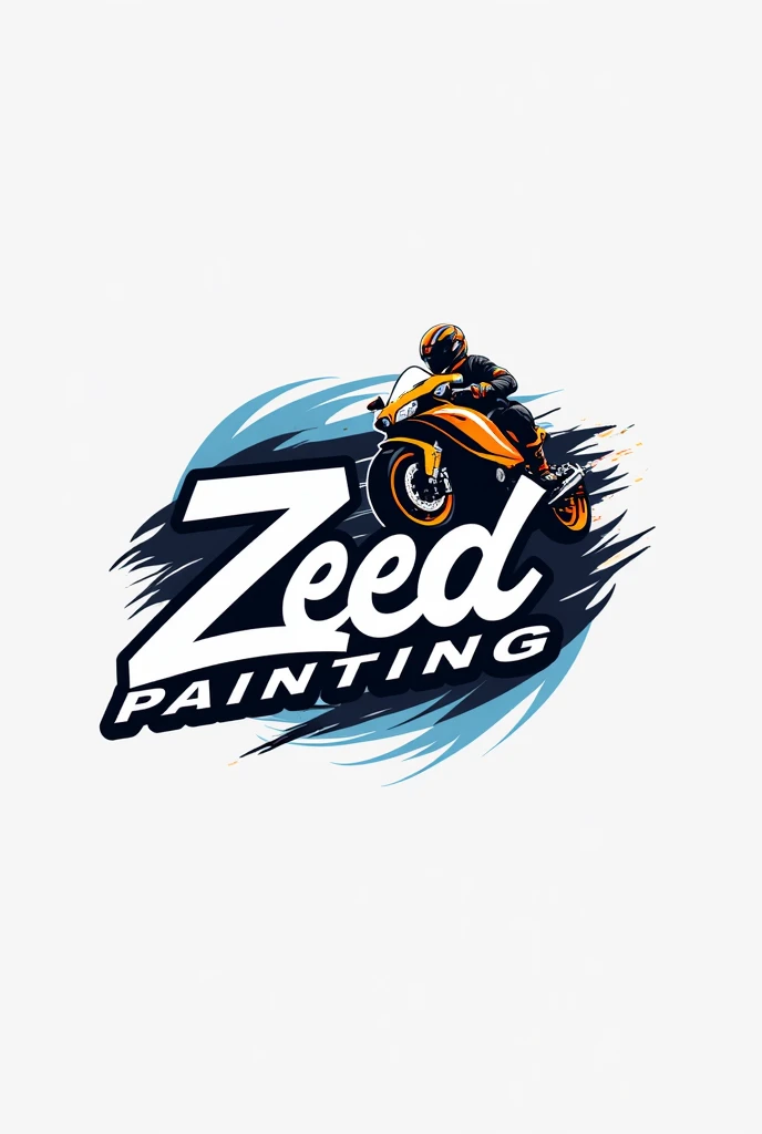 make a logo for my business, the name is "zeed painting", this business offers motorbike painting services