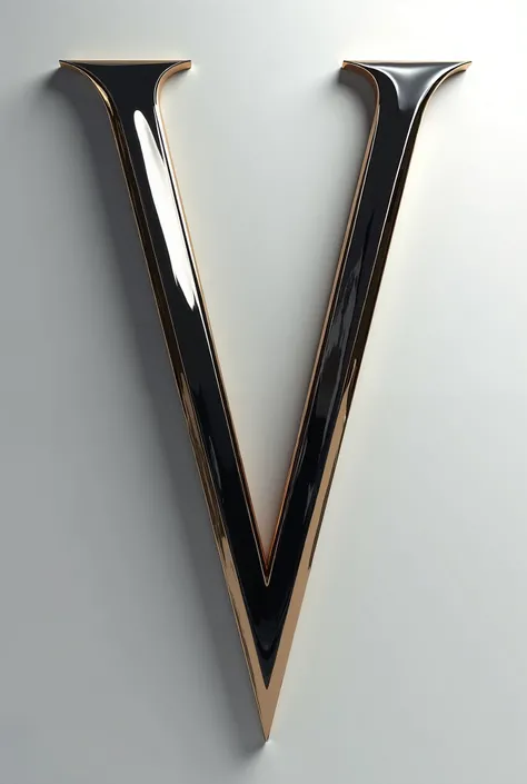 A stylish V letter