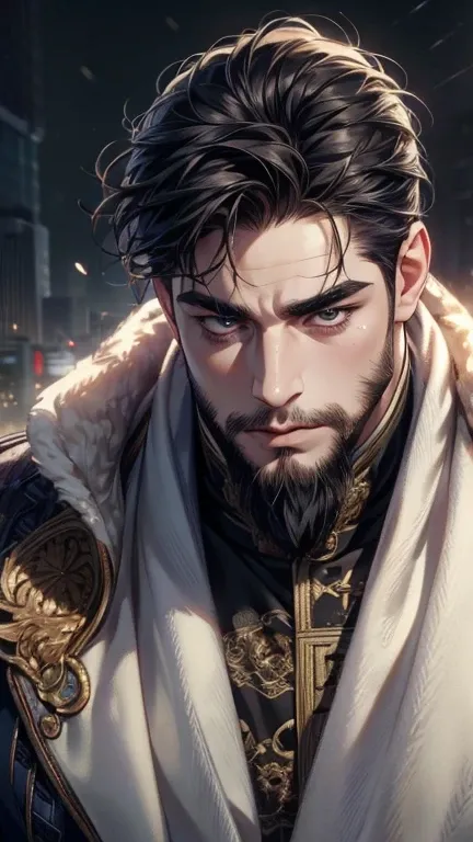 (     league player ,4K,8k,     highres,     masterpiece:1.2),     ultra-detailed    ,(realistic,photorealistic,photo-realistic:1.37),36-year-old man,3 day beard,cute anime ,Portraits,strong,Masculine,     dark hair,sharp jaw,          mesmerizing eyes    ...