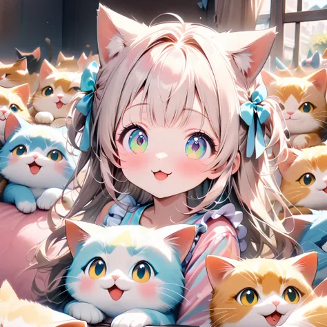 ( Masterpiece,   Super Detail ,   top quality ,    tempts customers ,   dramatic scene  ,   movie ), shadow, (  super high heels, 8k),   portrait ,  Complete Anatomy,   perfect face , (  detailed face ,   Fine grain ,   chibi),  cute Japanese   chibi girl,...