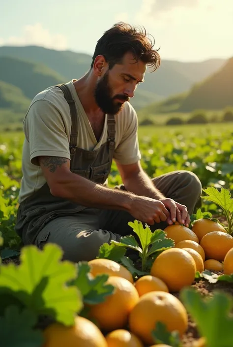 Messi is now cultivating gourds for his farm