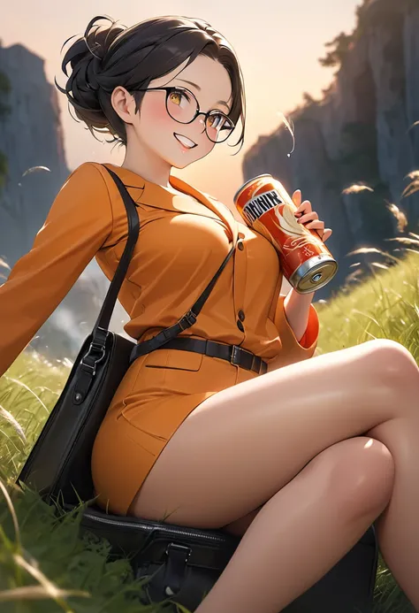 sfw,RAWphoto,photorealistic,8k16k,best quality,perfect anatomy,perfect detailed,ultra highres, extremely detailed eyes and face,gleaming skin,shiny skin,1girl,young,Japanese,black short hair,pixie cut, (wearing glasses:1.3),(parted bangs,forehead:1.2),roun...