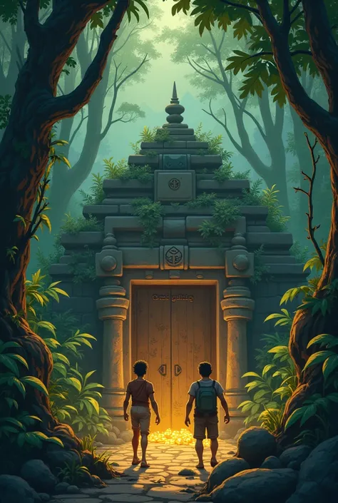 Once upon a time, two adventurous friends, Ali and Samir, set out on a journey deep into the heart of the jungle in search of a hidden treasure. Legends whispered of a long-lost fortune buried beneath ancient trees, waiting for the bravest souls to uncover...