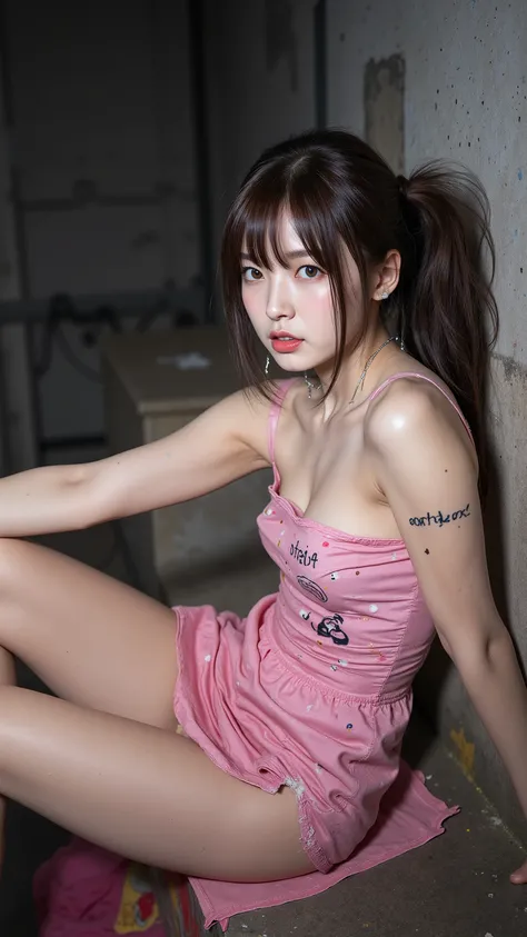 NSFW,
Realistic, photojournalism, documentary technique,
Hasselblad, 85mm Carl Zweiss lens, high resolution,
(full body visible :1.5),

Looking at the camera and looking a little surprised,

Young Korean girl,
She is Arin, the youngest member of the idol g...