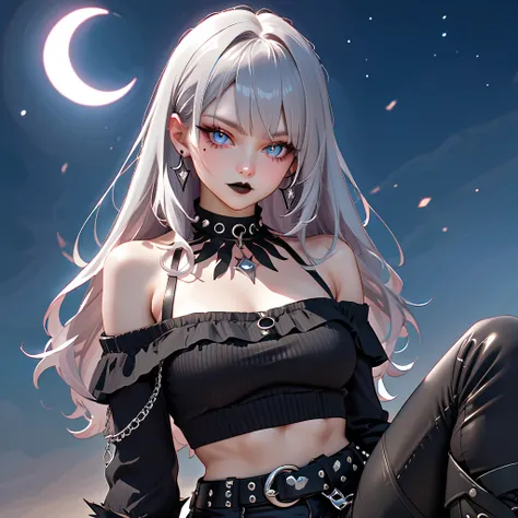 To create a human form based on this werewolf design, here’s the detailed description:

---

**Name:** Loona (self-chosen nickname)  

### **Human Form Appearance**  

- **Height:** Average, about 5’5” (165 cm).  
- **Build:** Slim yet athletic, with toned...