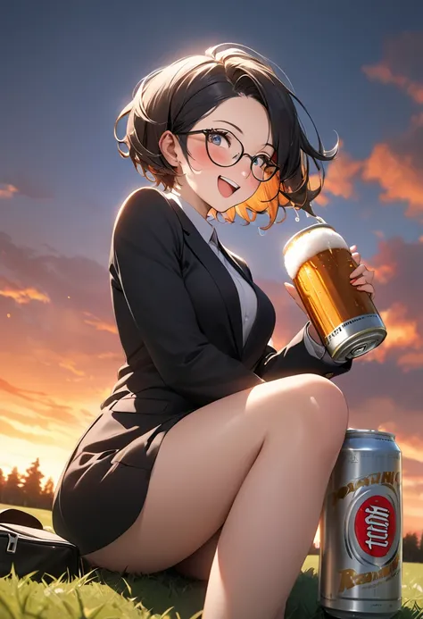 sfw,RAWphoto,photorealistic,8k16k,best quality,perfect anatomy,perfect detailed,ultra highres, extremely detailed eyes and face,gleaming skin,shiny skin,1girl,young,Japanese,black short hair,pixie cut, (wearing glasses:1.3),(parted bangs,forehead:1.2),roun...