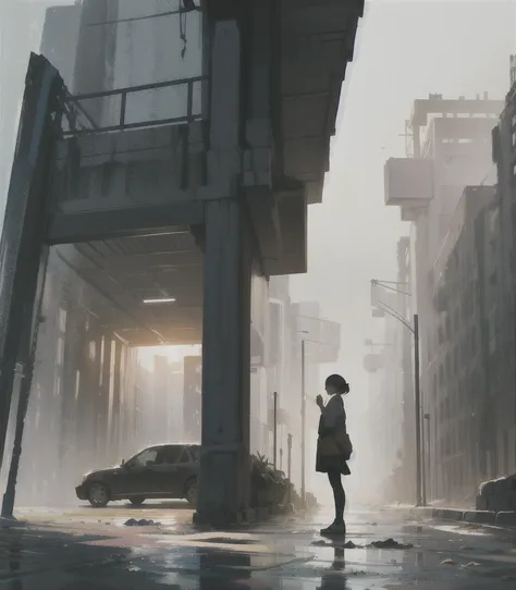 Makoto Shinkai,You are here., Masterpiece,  top quality,  Super Detail,  illustration , , (bottle bottom:0.9), , standing,(White background:1.1),


Stranded ,   dried up whale that ran aground

The fog is coming  ,  It rains Solarpunk, ruins,  fantasy, rai...