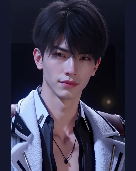 Male, handsome and cool,3d,age25-28,anime style,young,asian