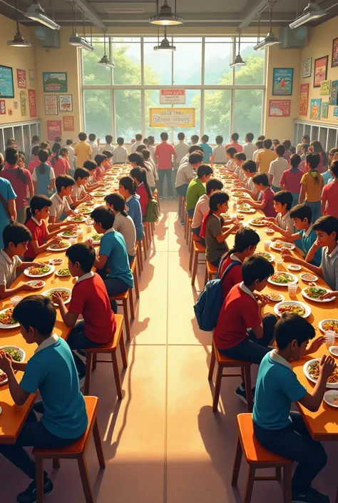 Indian School Cafeteria 2020