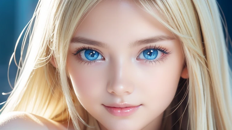 Clear white glossy skin、 people in the hot water room 、Face gloss、Disturbing Wind in Front of a Pretty Face Blonde 、 baby-faced ridiculously cute sexy little beautiful Norwegian girl、Shiny light blue eyes and details (Looking straight at the camera), SLR l...