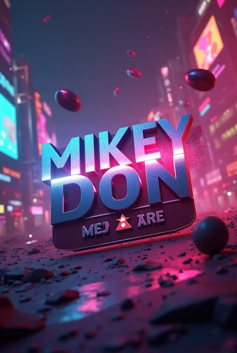 Free fire background with the name of Mikey Don🇳🇵