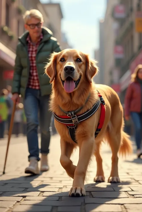  golden retriever、volunteer、Blind guide dog、Memes