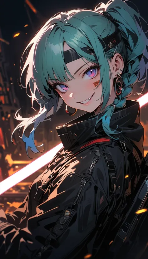 ( beautiful girl : 1.3), in the seat,(protective clothing,headband, earrings, lightsaber), blonde, black hair, Hair, Silver Hair, red hair ,Blue Hair,Green Hair,Pink hair,Purple Hair, ponytail, bob cut, twin tails, long hair, shorthair, bun hair, wave hair...