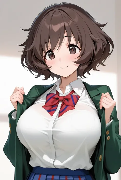 akiyama yukari,large breasts,