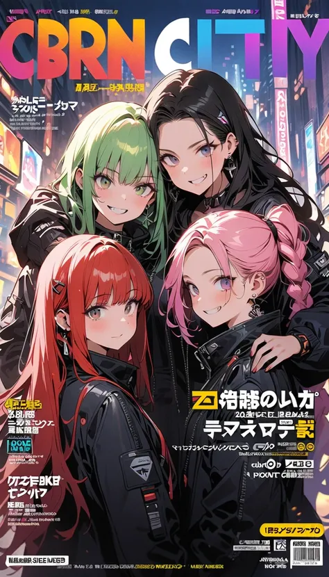 ( 3 beautiful girls : 1.3), 3 girls,(protective clothing,headband, earrings,Assault rifle), blonde, black hair, Hair, Silver Hair, red hair ,Blue Hair,Green Hair,Pink hair,Purple Hair, ponytail, bob cut, twin tails, long hair, shorthair, bun hair, wave hai...