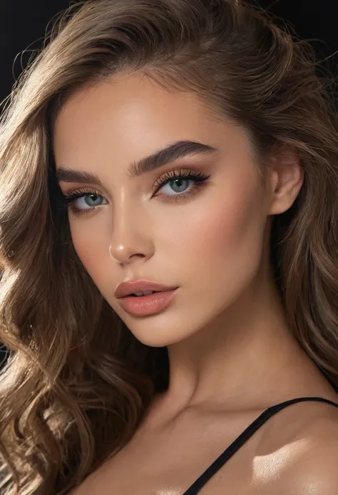 a stunning woman, beautiful detailed eyes, beautiful detailed lips, extremely detailed eyes and face, long eyelashes, 1girl, elegant, sophisticated, high-end, graceful, glamorous, ethereal, serene, alluring, poised, confident, magnetic presence, physically...