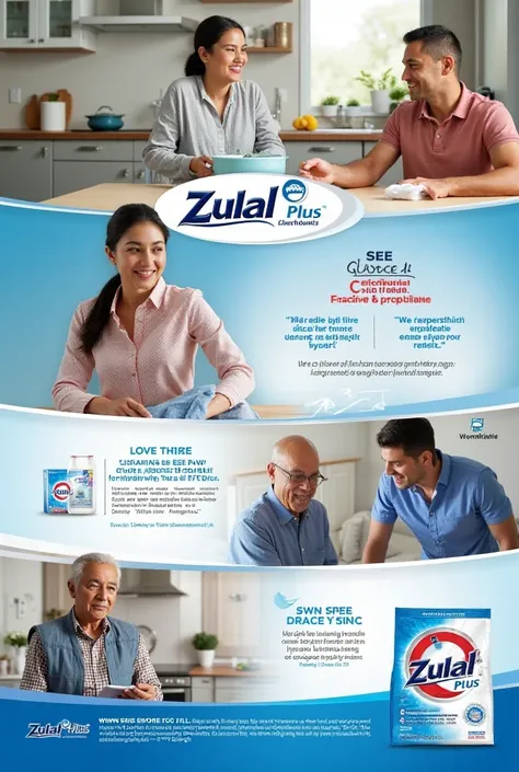 I want to creat an Ad for my zulal plus detergent powder 20 second video 