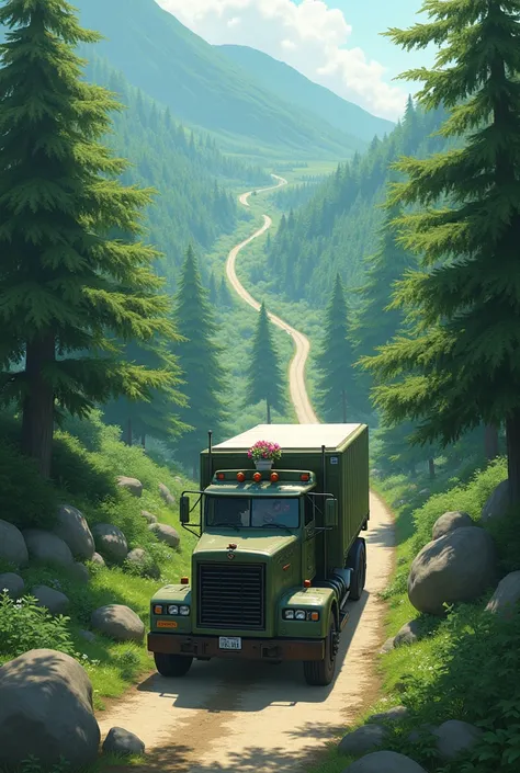 Violet Evergarden becomes Evergreen truck driver 