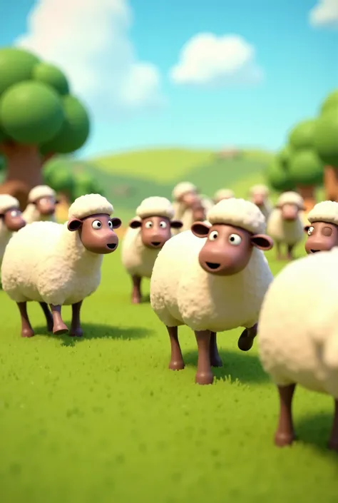 Cut sheep 3Danimated with soun 